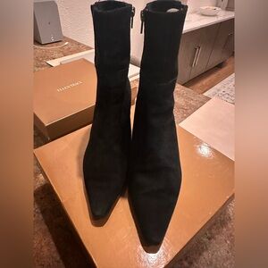 Chic Black Heeled Boots for Women